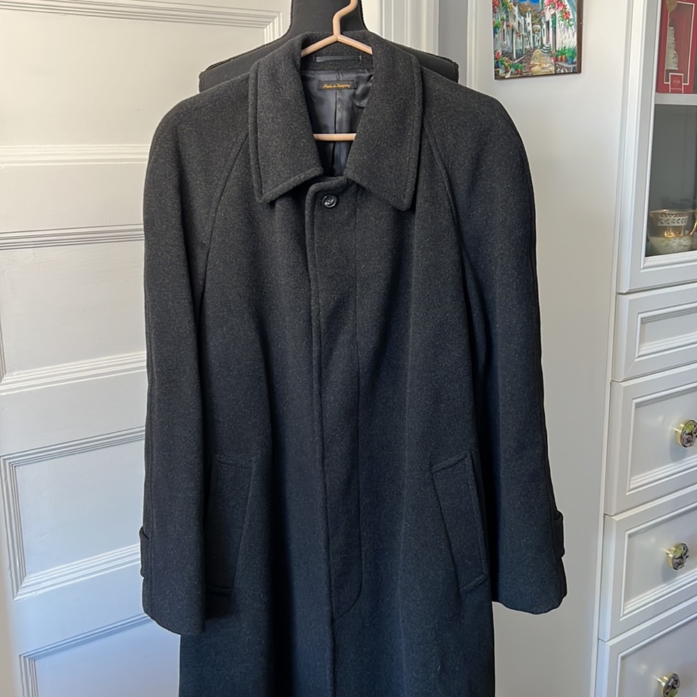 ARCHIE JACOBSON CASHMERE‎ AND WOOL MENS COAT
